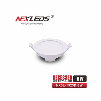 NX3L-1523D- 6W/10W/15W/22W Recessed LED Downlight 