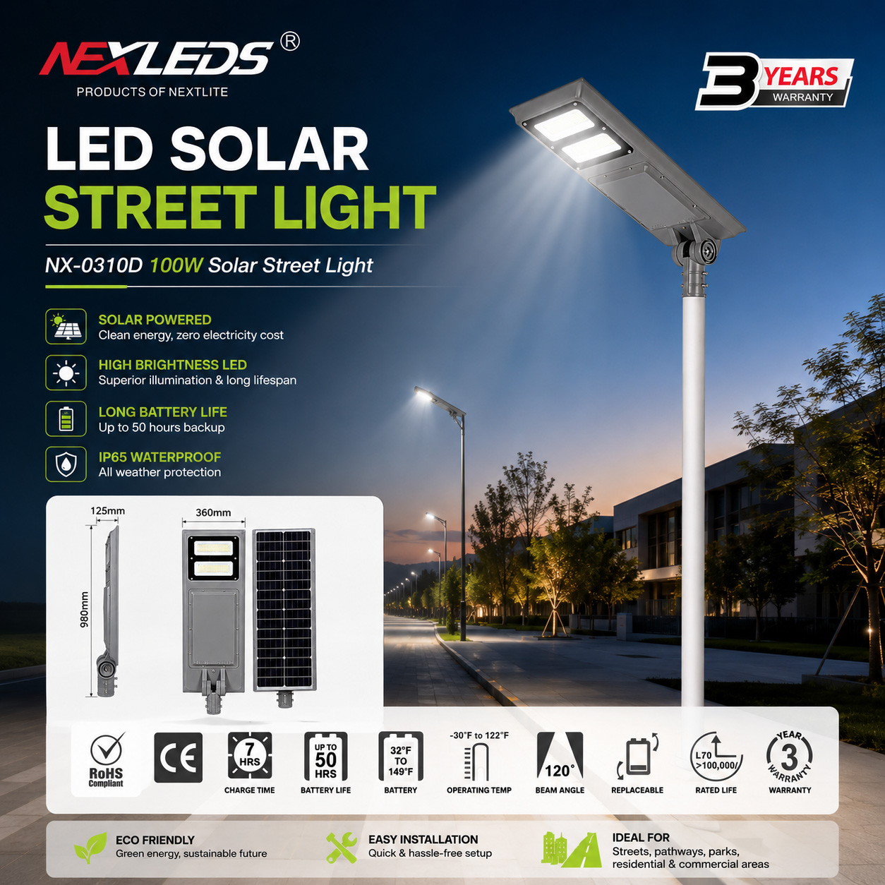 SOLAR LED STREET LIGHT