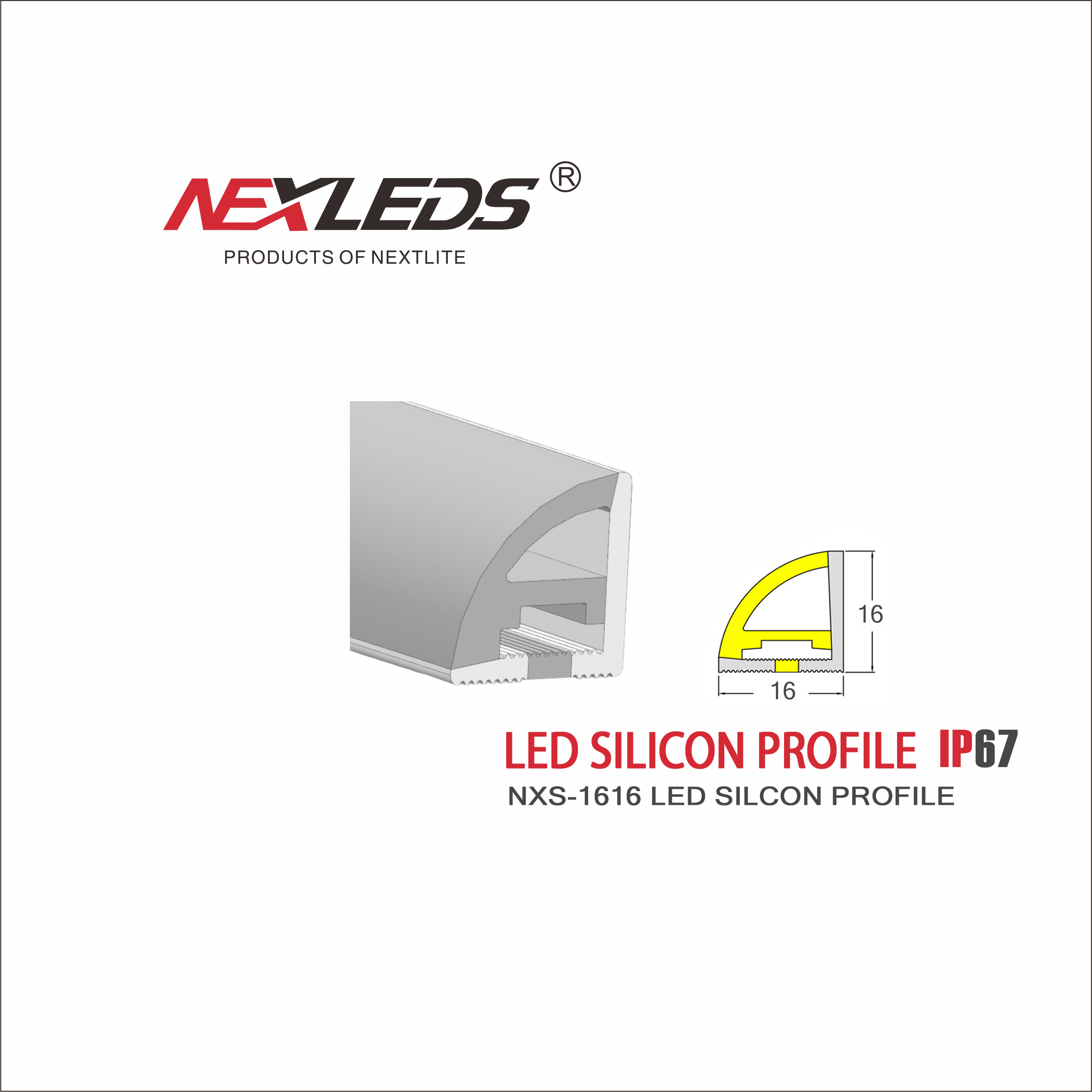 NXS 1616 SILICON PROFILE IP67