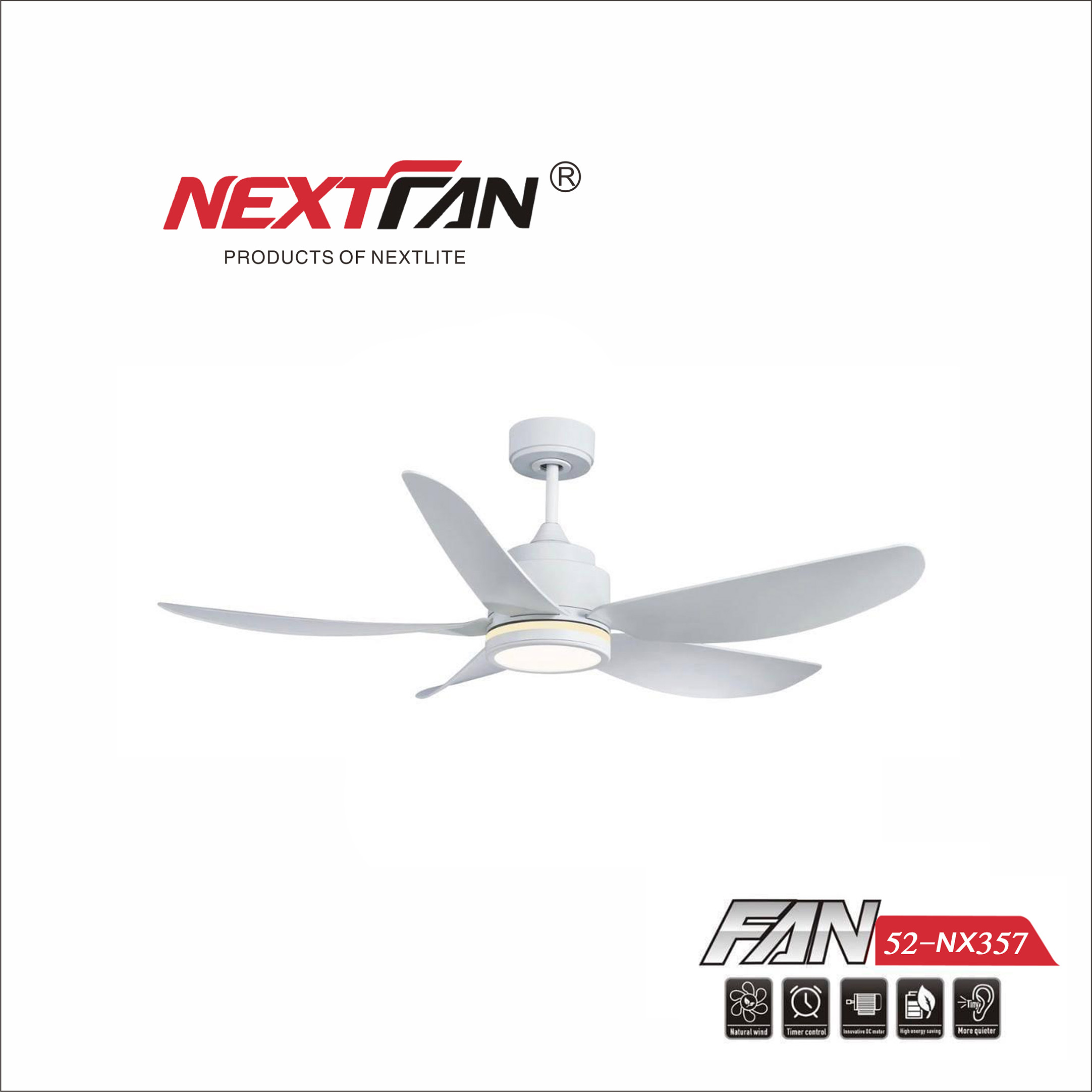 DECORATIVE CEILING FAN 52-NX357