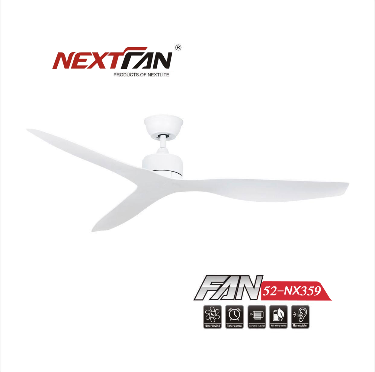 DECORATIVE CEILING FAN 52-NX359