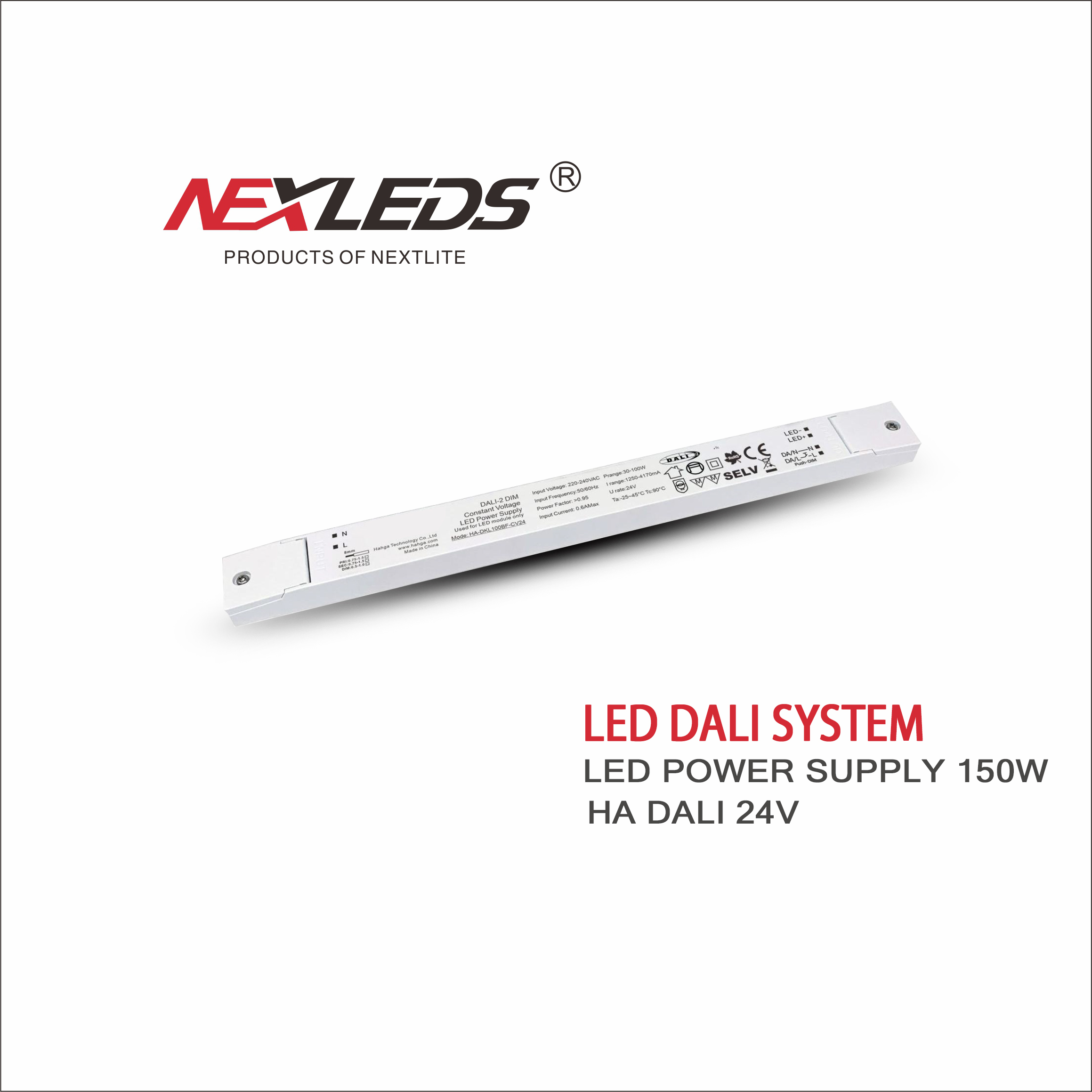 LED POWER SUPPLY 150W 24V HA DALI SYSTEM