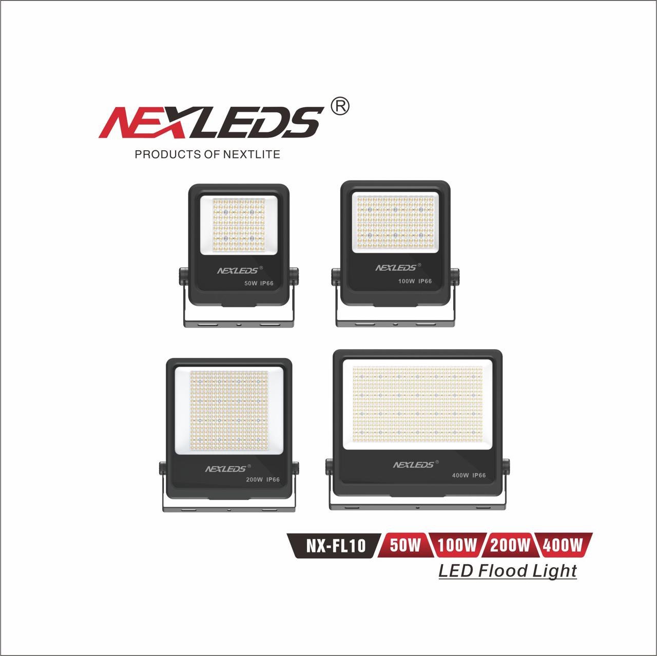  LED FLOOD LIGHT NX FL10 50W / 100W / 200W / 400W IP66