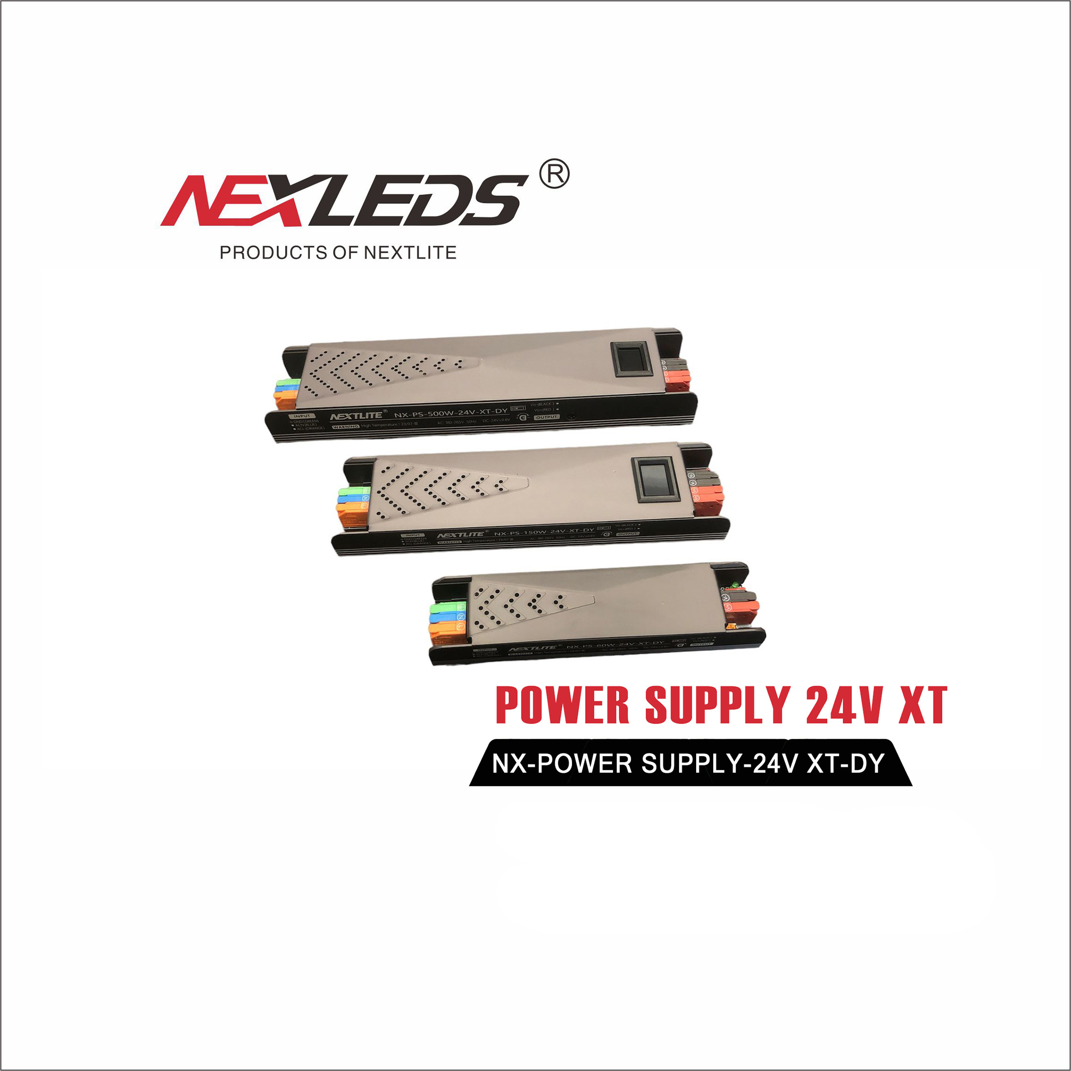 LED POWER SUPPLY 24V XT-DY (60W / 100W / 150W / 300W / 400W)