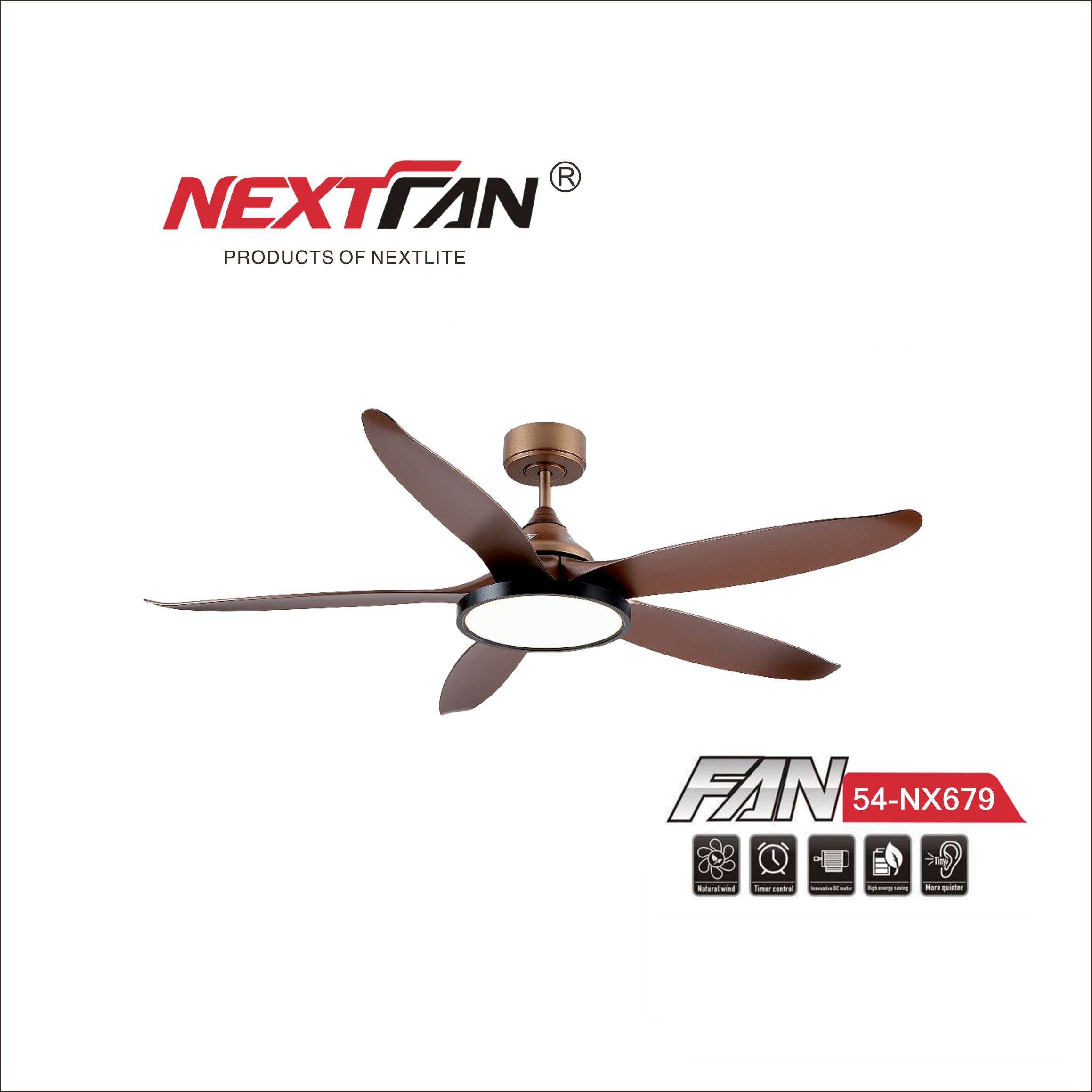 DECORATIVE CEILING FAN 54-NX679