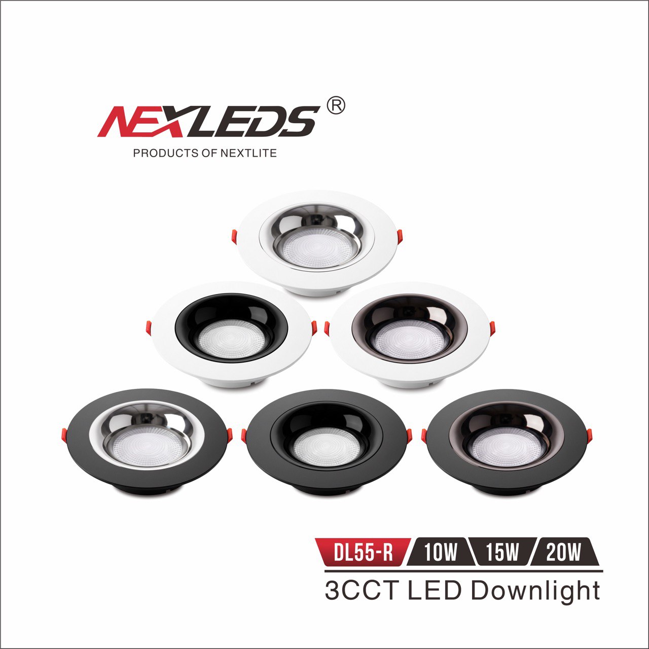 DL55 R 10W / 15W / 20W LED DOWNLIGHT 3CCT