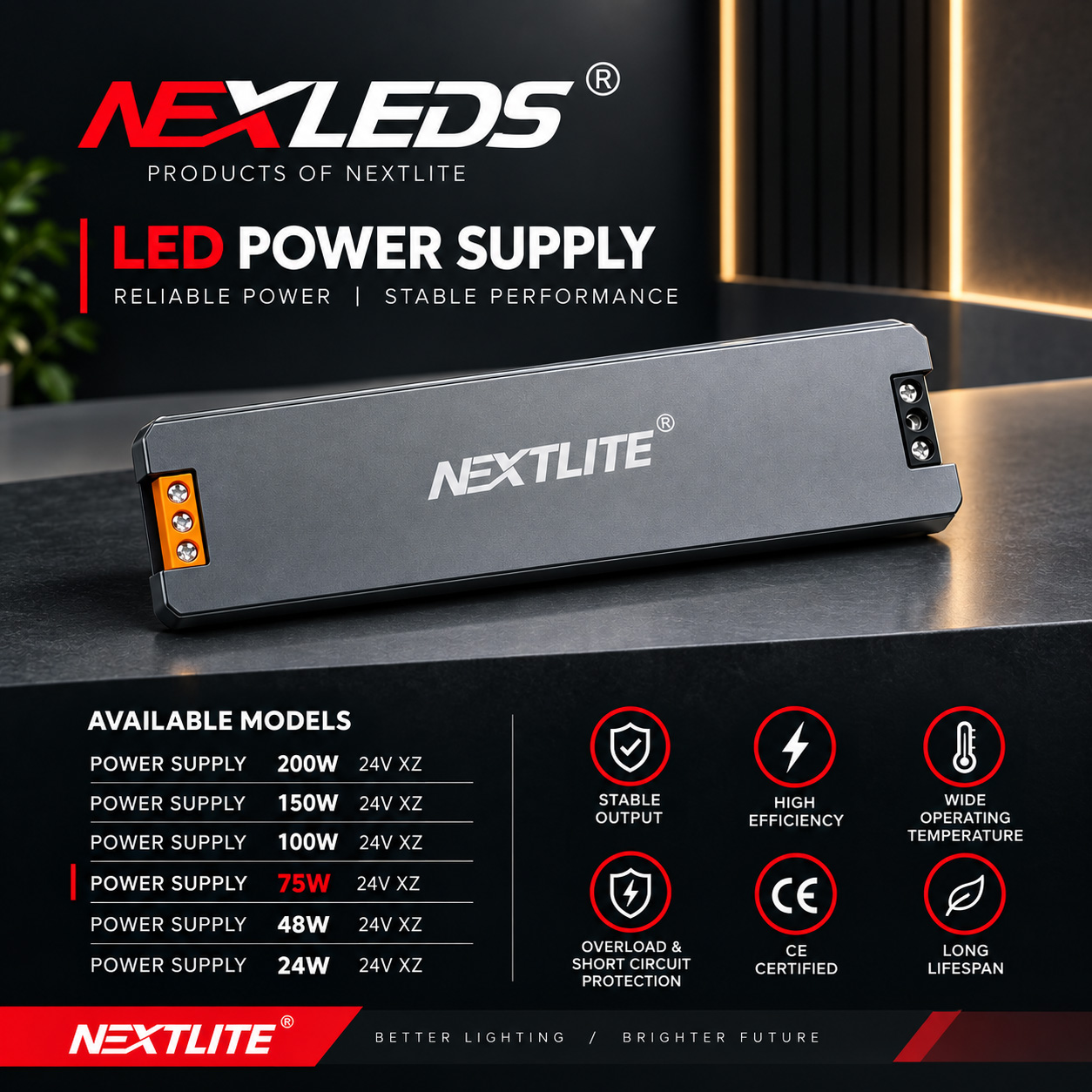 LED POWER SUPPLY 24V 