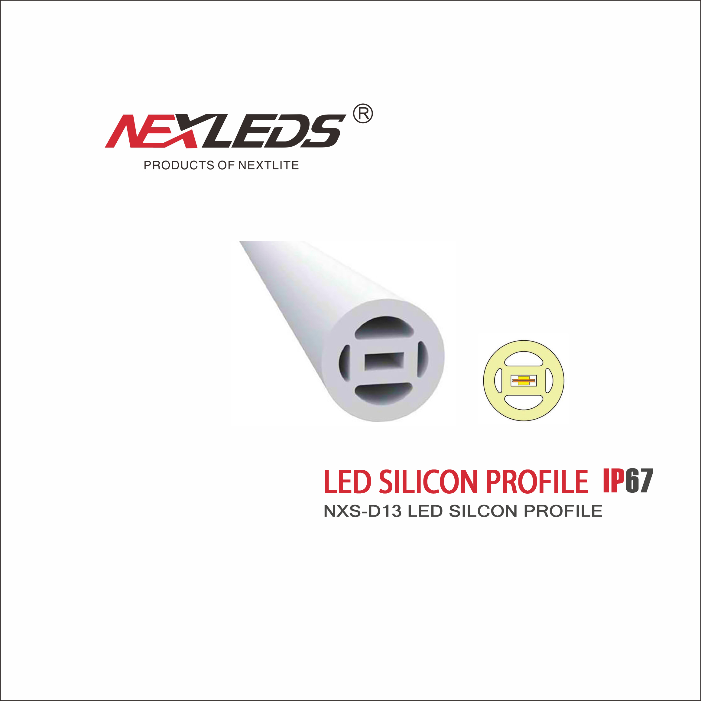 NXS D13 SILICON PROFILE IP67