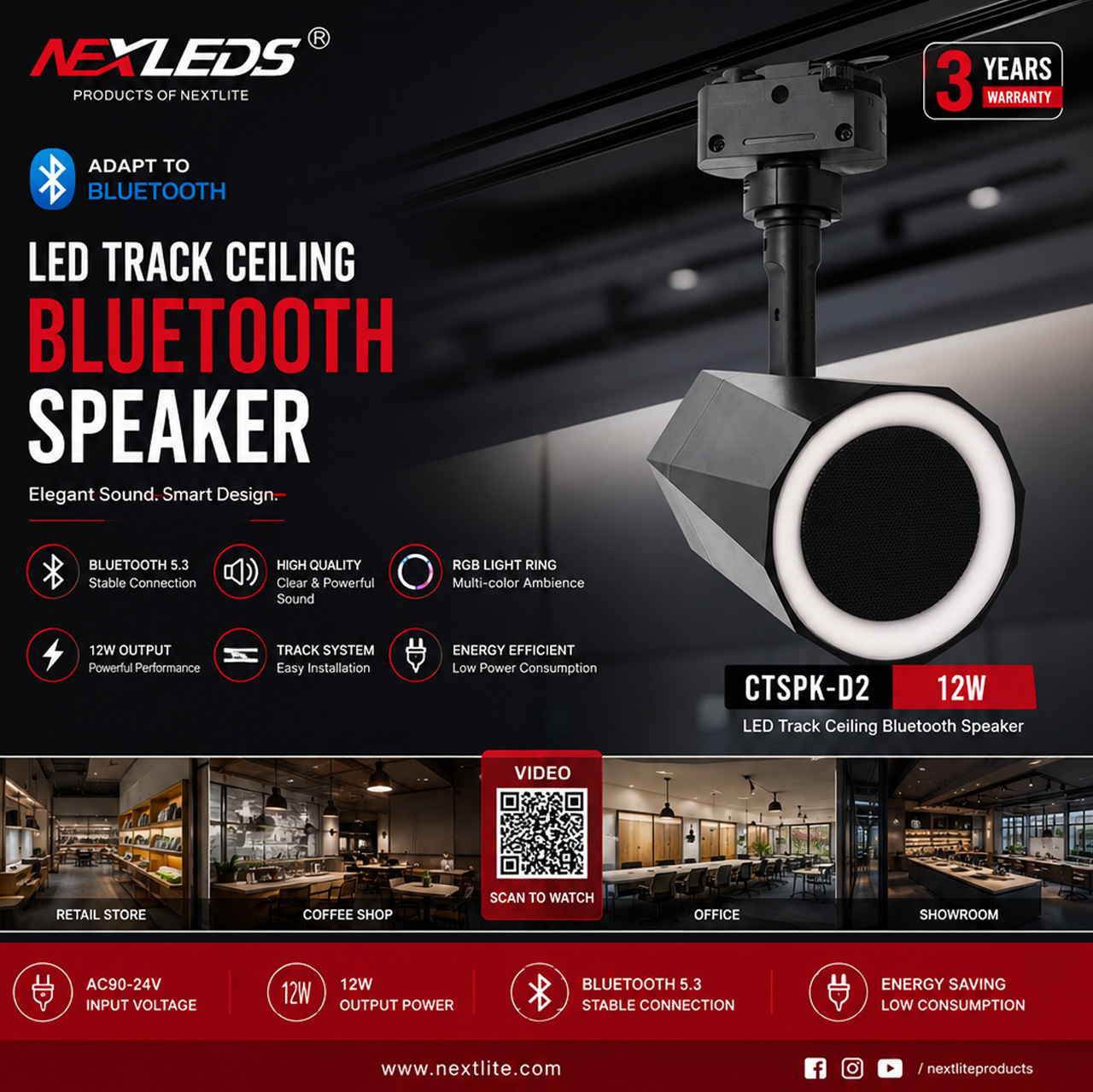 Track Bluetooth Speaker MTR CTSPK D2