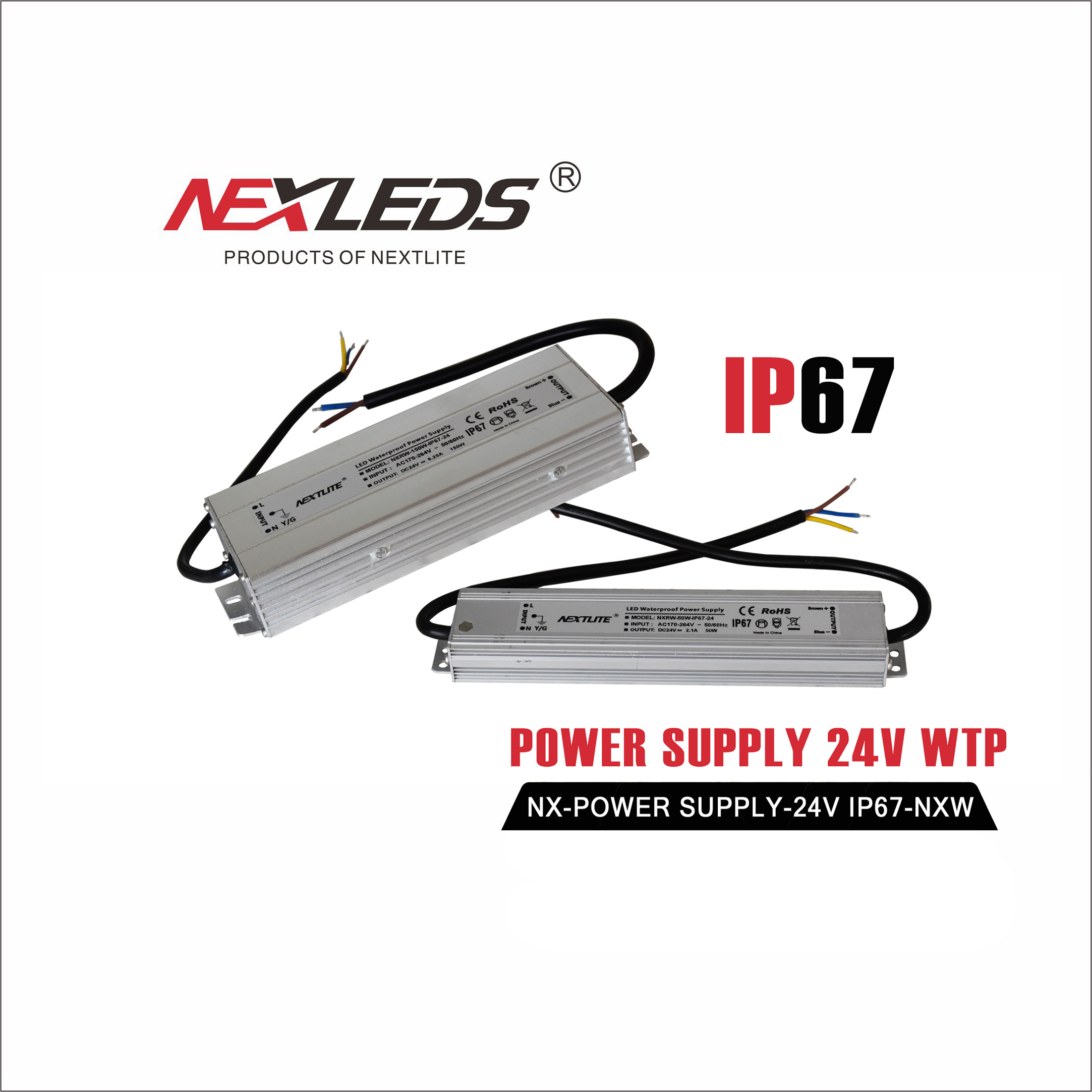 LED POWER SUPPLY-24V IP67 NXW
